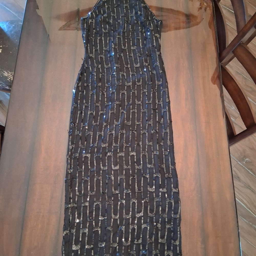 Vintage Sequined Gown - Picture 4 of 12